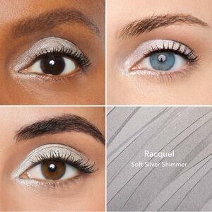 Thrive Racquel Brilliant Eye Brightener- soft silver shimmer, brightens, vegan